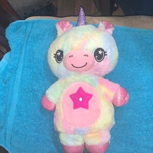 Colorful Plush Unicorn Toy